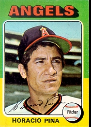 1975 Topps Mini Baseball Cards      139     Horacio Pina